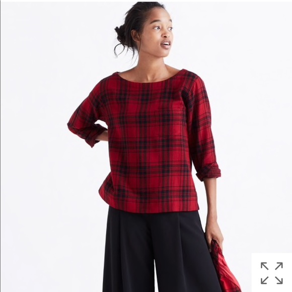 Madewell Tops - Madewell Herald tee in Curtis plaid